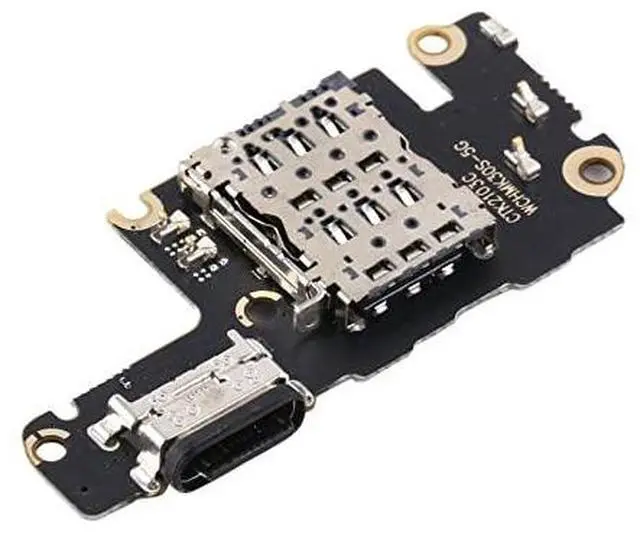 Main image of USB Charging Port Board Flex Cable for Xiaomi Mi 10T / 10T Pro with Microphone Module + Sim Card Slot Parts