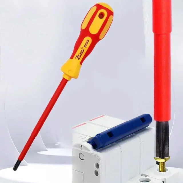 Alt view image 4 of 4 - Insulated Electrician Screwdriver Magnetic Precision Screwdriver High Voltage Hand Tools