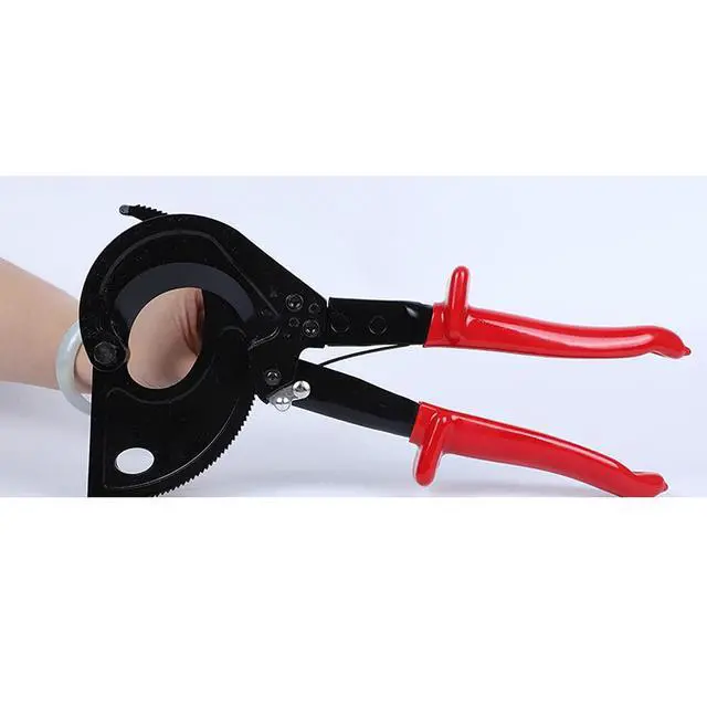 Alt view image 2 of 7 - WX-325 240mm Hand Ratchet Cable Wire Cutting Tool Ratcheting Wire Cutter for Insulated Large Cable Below