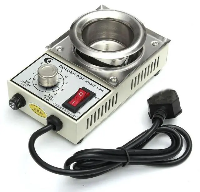 Main image of 150W AC 220V High Quality Temperature Controlled Soldering Pot 500g Melting Tin Pot Tin Cans
