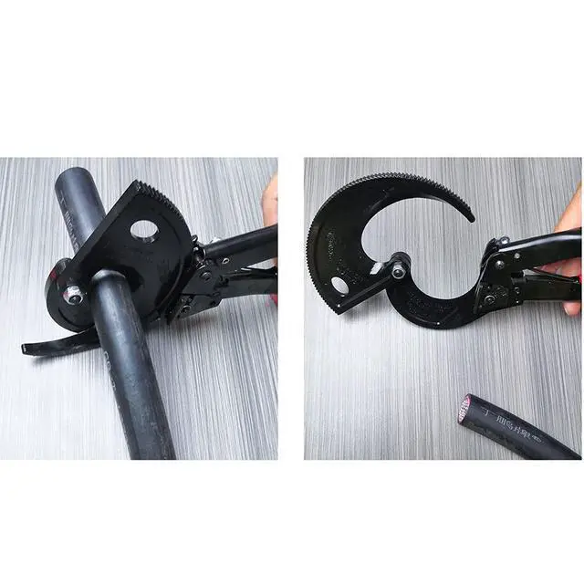 Alt view image 6 of 7 - WX-325 240mm Hand Ratchet Cable Wire Cutting Tool Ratcheting Wire Cutter for Insulated Large Cable Below