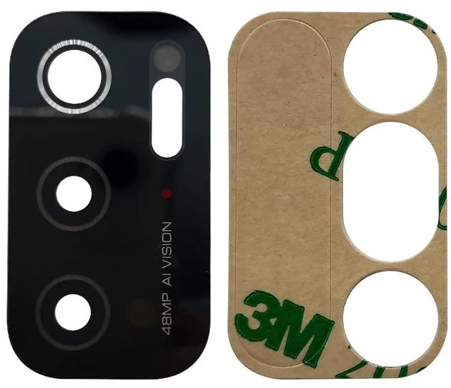 Main image of Back Camera Glass Lens with Frame Main Rear Lens for Poco M3 for Xiaomi Pocophone M3