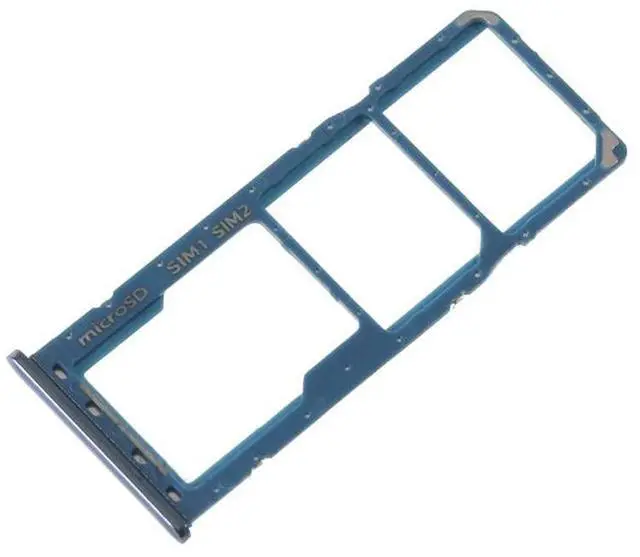 Main image of Dual SIM Tray Micro SD Card Tray Holder Slot Replacement for Samsung Galaxy A50 A505 / A30 A305 (Blue)