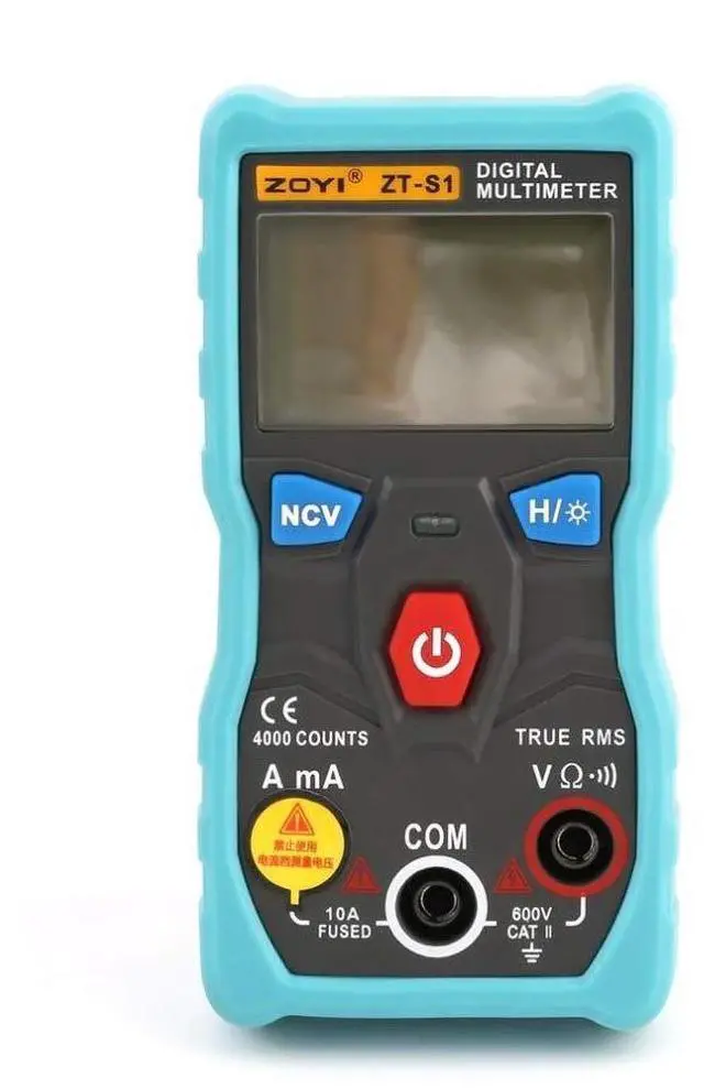 Main image of ZT-S1 Digital Multimeter Transistor Tester uni Clampt Meter Multimetre rm409b Peakmeter Analogico Aneng - Blue