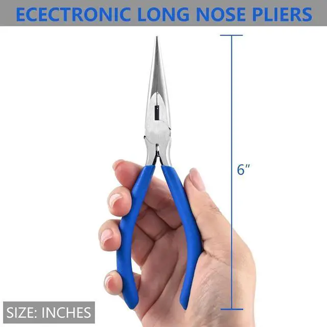 Alt view image 4 of 5 - Multi Tool Long Nose Plier Needle Nose Plier Forceps Repair Hand Tool For DIY Jewelry Making Electronics Repair Etc