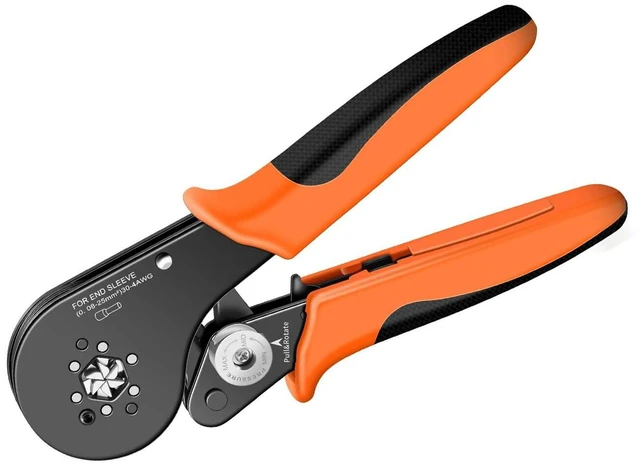 Main image of SJC8 25-6 Hexagonal Ratchet Crimper for End Sleeves and Ferrules 0.08-25mm² Wire Ferrule Crimping Tool Hand Crmper Plier