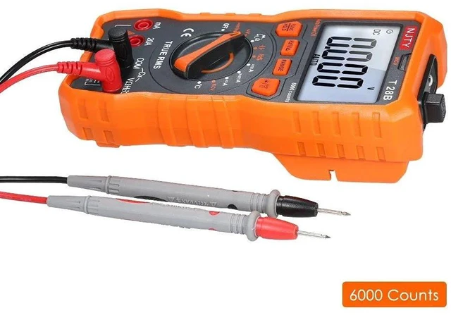 Alt view image 7 of 7 - T28B Digital Multimeter 6000 Counts Auto Range Non Contact Multi Meter