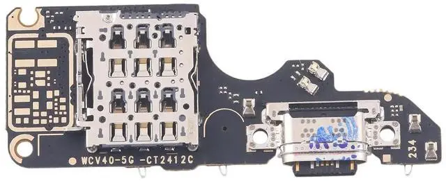 Main image of Charging Port Board for vivo V40 5G V2348 with SIM Card Holder Socket, Not Supporting Fast Charging