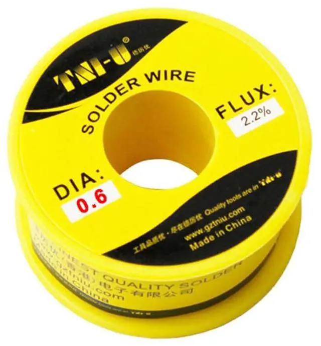 Main image of TU-406-400G High Purity Soldering Wire 400g/Roll Mixed Tin Rosin Core Dia 0.6mm Solder Welding Wire For Electrical Soldering