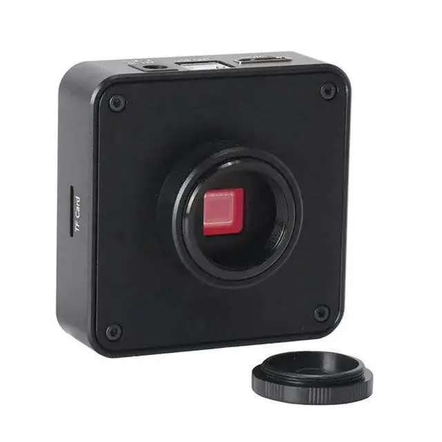 Alt view image 3 of 5 - 2025 34MP 2K 1080P 60FPS HDMI USB Industrial Digital Video Microscope Camera & 120X C-Mount Lens - Black