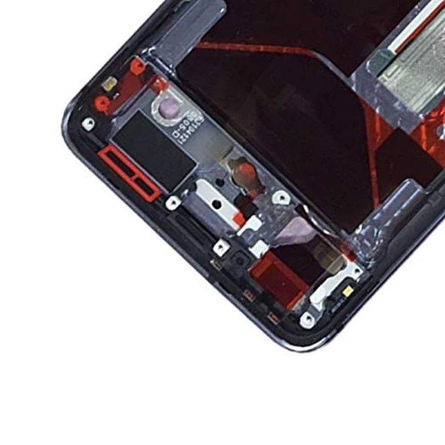 Alt view image 5 of 6 - for OnePlus 7T HD1901 HD1903 HD1900 HD1905 Digitizer Full Assembly with Frame OEM LCD Screen (Baby Blue) (Baby Blue) Spare Part