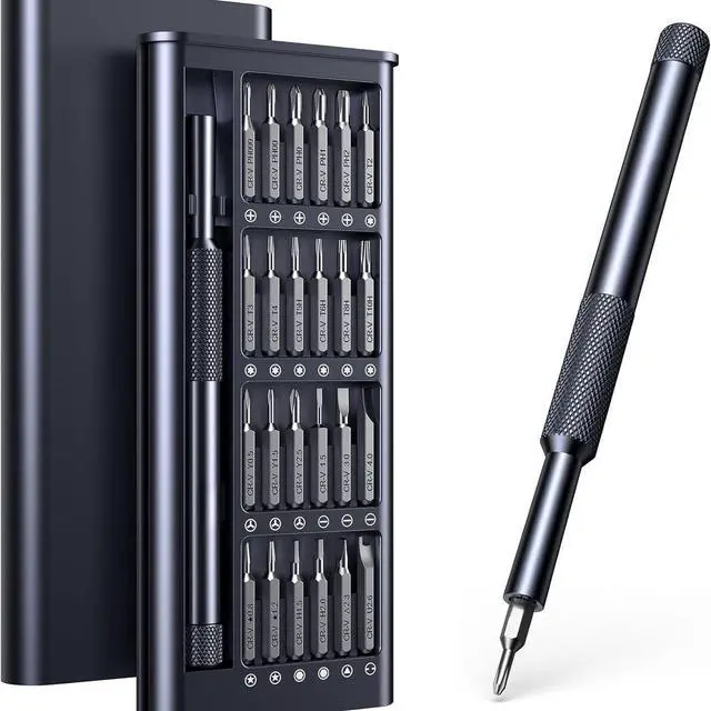 Main image of 25-IN-1 Precision Screwdriver Set, Mini Repair Tool Kit with Torx for Macbook, Computer, Laptop, iPhone, PS5, Xbox, Switch, Glasses, Watch, Ring Doorbell, Electronic, Small Gift Gadget for Men
