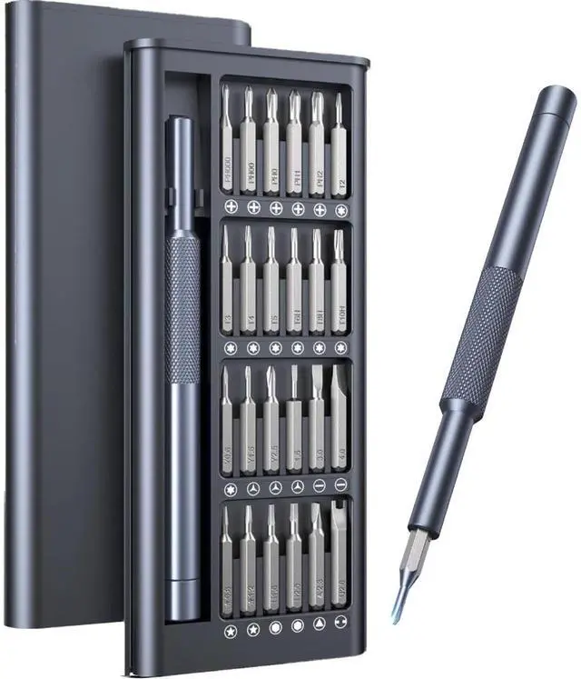 Alt view image 4 of 5 - 25-IN-1 Precision Screwdriver Set, Mini Repair Tool Kit with Torx for Macbook, Computer, Laptop, iPhone, PS5, Xbox, Switch, Glasses, Watch, Ring Doorbell, Electronic, Small Gift Gadget for Men