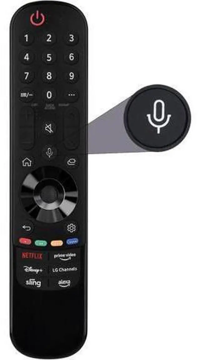 Main image of For LG Smart TV Remote Control, Magic Control AN-MR24GA/23GA/22GA/21GA with Voice and Pointer Functions, Replacement for 2019-2024 LG WebOS, OLED, QNED, NANOCell, 4K, 8K, etc..AKB76039902,1 Year Warra