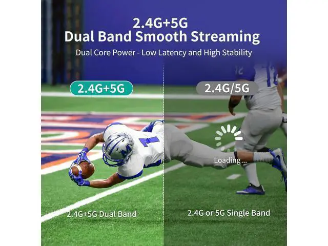 Alt view image 4 of 7 - 4K Wireless HDMI Display Dongle Adapter, Wireless Transmitter, 4K@60Hz Inputs and Outputs, Streaming Video to Monitor from Mac, iOS, Android, Windows, Supports Airplay DLNA, Miracast