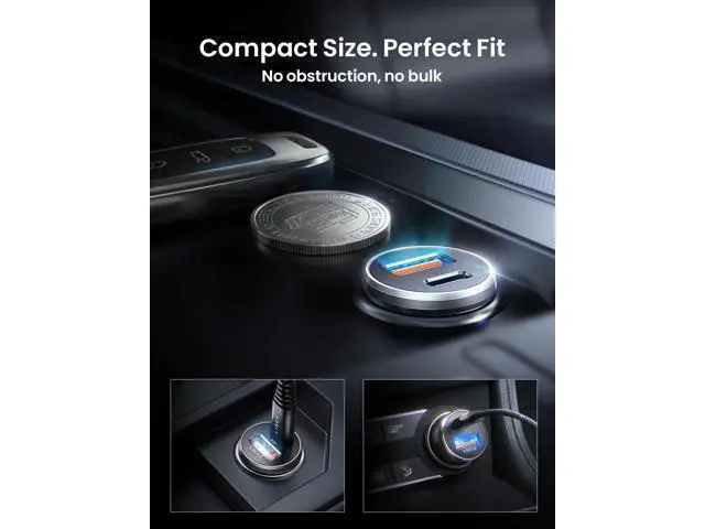 Alt view image 5 of 7 - 54W Car mobile phone charger USBC, cigarette adapter, iPhone auto accessories, USB-C car charger adapter USB-C Type C 12v, suitable for iPhone 17 Pro Max 16 15 14 13 12 Samsung Google iPad Andorid