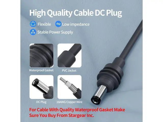 Alt view image 3 of 5 - Mini Cable Car Adapter, Mini DC Power Cord Direct to Cigarette 12V-24V Charger, 10FT/3M Mini Waterproof DC Male to Cigarette Lighter Plug and Play Power Cord