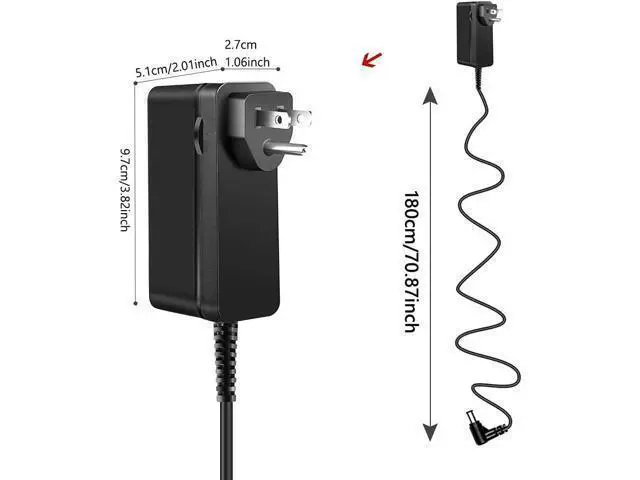 Alt view image 3 of 7 - AC Adapter for LG LED LCD 19 22 23 24 27 29 32" 34 " Ultra-Wide IPS Curved LED 4K Ultra HD Display ADS-25FSG-19 34UM69G-B 34UC79G 34UC99-W LG 32UD99 22LN4510 24M47VQ ADS-40FSG;LG PH450UG Project