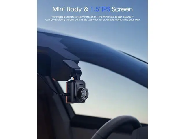 Alt view image 6 of 7 - CarLog WiFi 2K, Car Camera with APP, External GPS, 1.5-inch IPS Screen, Front CarLog, Mini CarLog, WDR Night Vision, 24-Hour Parking Monitor, Loop Recording, Gravity Sensor