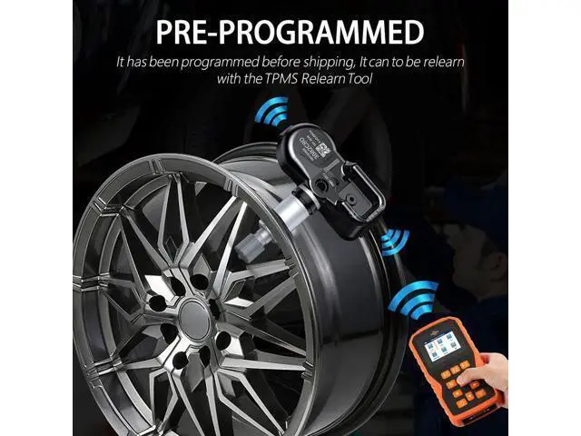Alt view image 3 of 7 - TPMS Sensor, 315MHZ Tire Pressure Monitoring System Sensor for Ford F-Series 2017-2022 Escape 2020-2022 Fusion 2017-2021, Lincoln MKX 2016-2021 MKC 2018-2020 Nautilus 2019-2021 FR3Z1A189A, Pack of 4