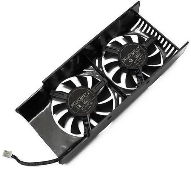 Main image of Graphics Card Cooling Fans Suitable forMSI GTX 1050 2GT LP GTX 1050Ti 4GT LPV1 Series Desktop HA5510M12F-Z 12V 0.20A 2Pin Video Card Cooler Fans GPU Fan