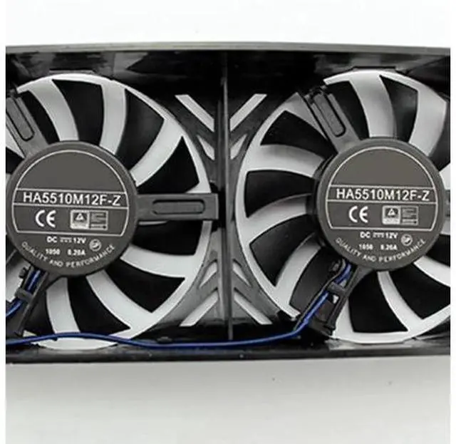 Alt view image 5 of 6 - Graphics Card Cooling Fans Suitable forMSI GTX 1050 2GT LP GTX 1050Ti 4GT LPV1 Series Desktop HA5510M12F-Z 12V 0.20A 2Pin Video Card Cooler Fans GPU Fan
