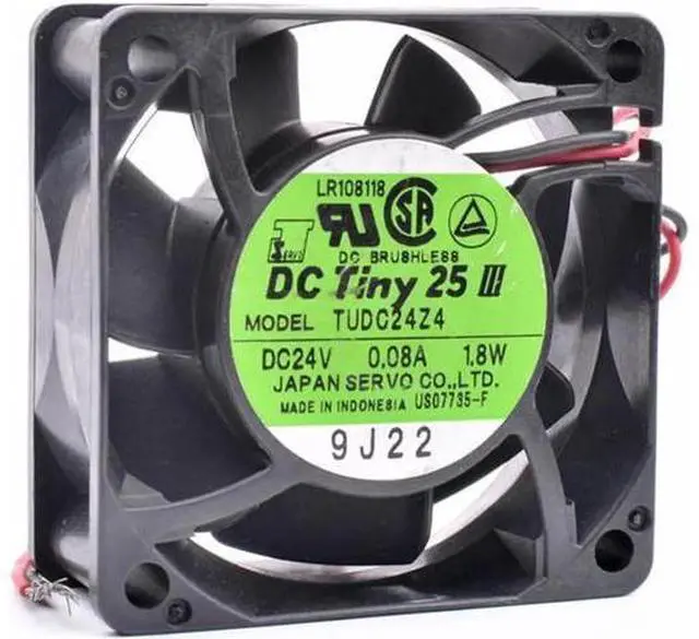 Main image of SERVO TUDC24Z4 6cm 6025 60x60x25mm DC24V 1.8W inverter silent cooling fan
