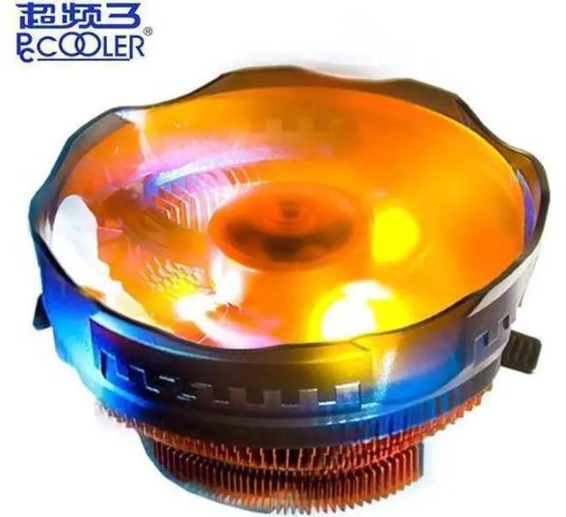 Main image of E121M CPU Cooler 120mm Orange LED 4pin PWM Cooling Fan silent Fan For AMD AM3 Intel 775 1155 1156 Computer Radiator