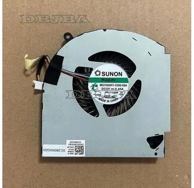 Main image of CPU Cooling Fan For DELL Alienware 17 R4 R5 V613M 0V613M MG75090V1-C090-S9A DC28000LGS0 5V 0.4A 11.0CFM