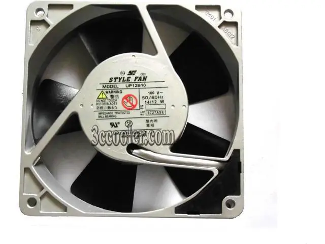 Alt view image 3 of 3 - for STYLE Fan 12CM 120*25mm UP12B10 100V 50/60Hz 14/12W AC axial Fan UPS cabinet inverter cooler