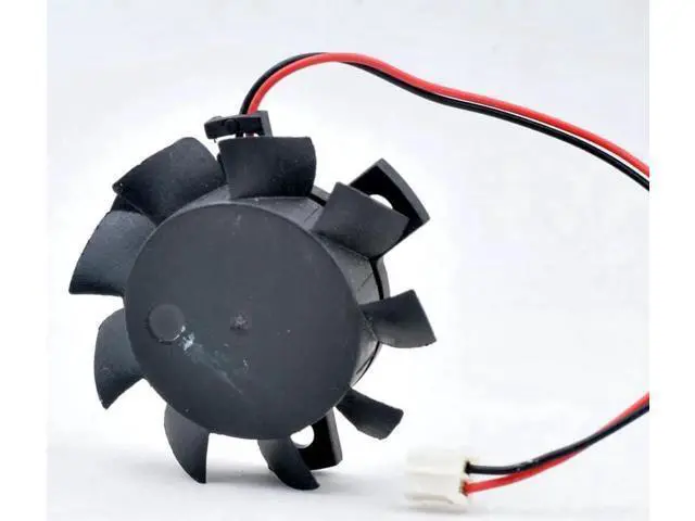 Alt view image 2 of 4 - T124010BL diameter 37mm hole pitch 26mm 12V 0.10A dual ball router heat sink cooling fan