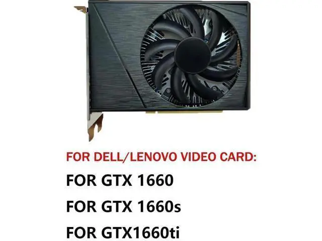 Alt view image 5 of 6 - Graphics Card Cooling Fans Suitable forLenovo forDELL GTX 1660 1660s 1660ti Series Desktop GA92S2U 88mm 12V 0.45A 4Pin Video Card Cooler Fans GPU Fan