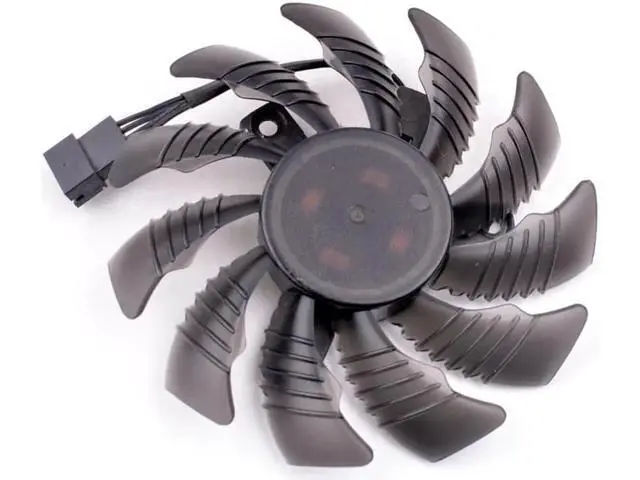 Alt view image 3 of 3 - EVERFLOW T128010SU 12V 0.35A GTX1050 1060 1070 1080 N970 graphics card cooling fan