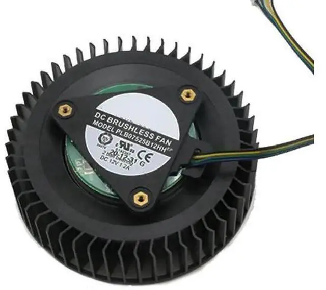 Main image of Graphics Card Cooling Fans Suitable forASUS Turbo RTX 1660 2060 2060S 2070 2070S 2080 2080S 2080Ti Series Desktop PLB07525B12HH 78mm 12V 1.2A 4Pin Video Card Cooler Fans GPU Fan