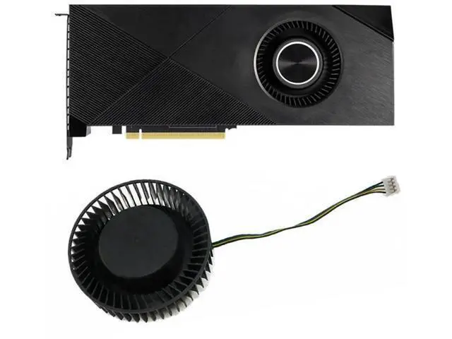 Alt view image 6 of 6 - Graphics Card Cooling Fans Suitable forASUS Turbo RTX 1660 2060 2060S 2070 2070S 2080 2080S 2080Ti Series Desktop PLB07525B12HH 78mm 12V 1.2A 4Pin Video Card Cooler Fans GPU Fan