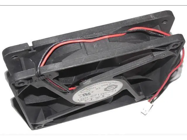 Alt view image 2 of 3 - 1225M12S-ND1 12V 0.6A 2 Wires Case Fan for CPU power supply 120x25mm