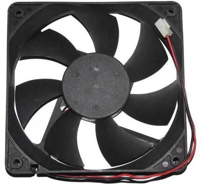Main image of 1225M12S-ND1 12V 0.6A 2 Wires Case Fan for CPU power supply 120x25mm