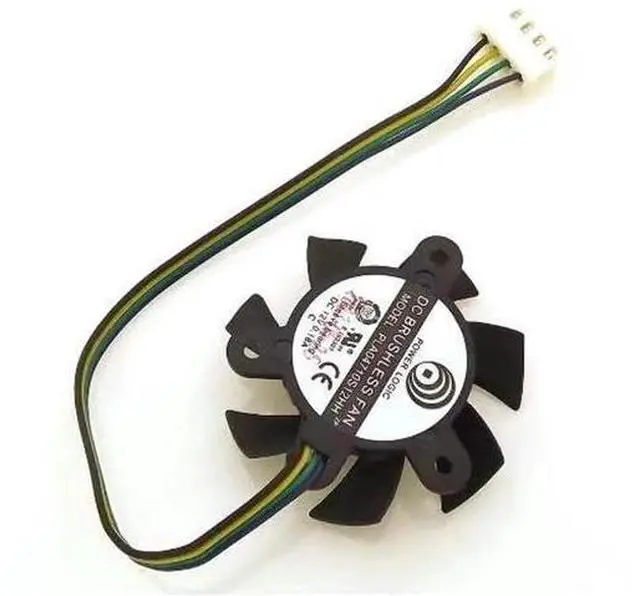 Main image of PLA04710S12HH Cooling Fan 12V 0.18A 37mm Fan 25x25x25mm Graphics Card Cooling Fan 4Wire 4Pin