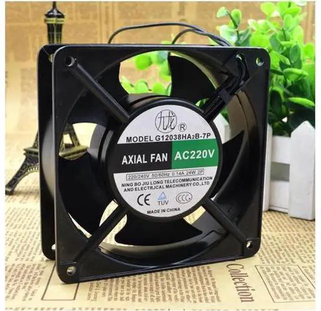 Main image of G12038HA2B-7P Cooling Fan 220V 0.14A 24W 220v Welding Machine Fan cooling fan