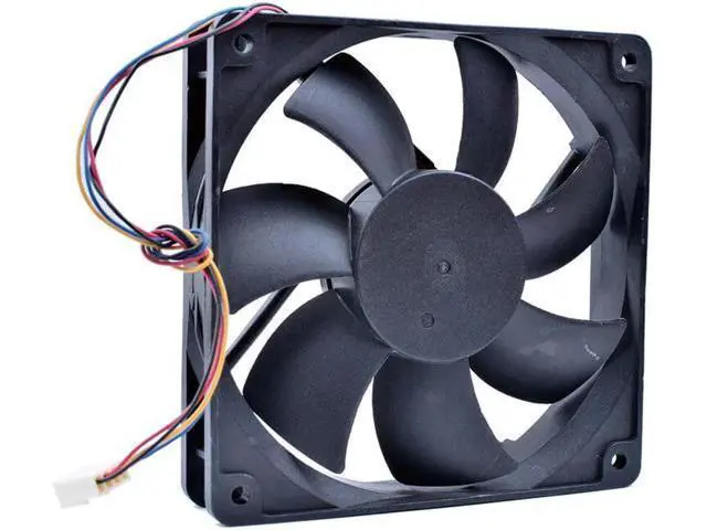 Alt view image 2 of 4 - AD1212UB-A73GL 12cm 120mm fan 12025 12V 0.50A Double ball bearing DC fan computer CPU cooler cooling fan