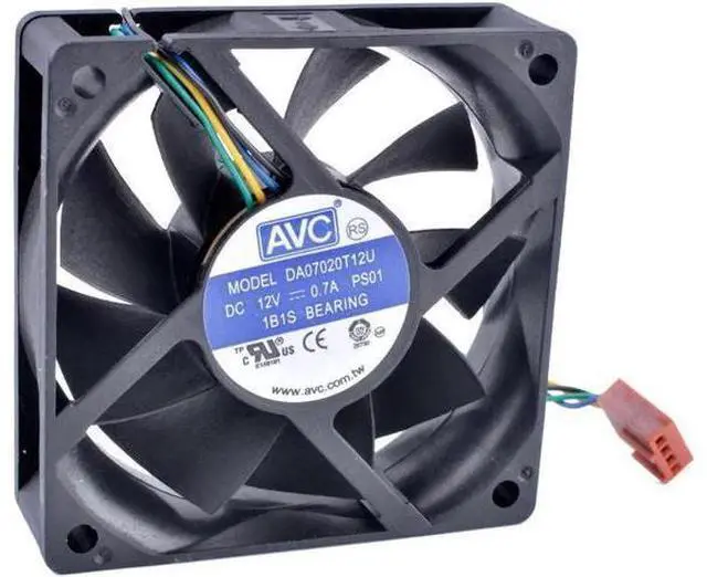 Main image of DA07020T12U 70mm fan 7020 70x70x20mm 7cm 12V 0.70A Computer CPU 4-wire 4pin PWM air volume cooling fan