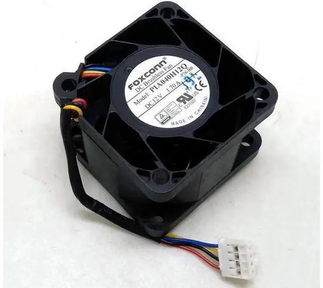 Alt view image 4 of 4 - cooling fan PIA040H12Q Foxconn 4cm Wing Bit Power Fan 4028 12V High Speed PWM Fan
