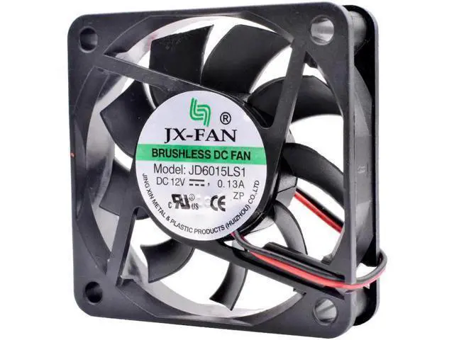 Alt view image 2 of 4 - JX-FAN JD6015LS1 6cm 6015 60mm fan 60x60x15mm 12V 0.13A power charger cooling fan