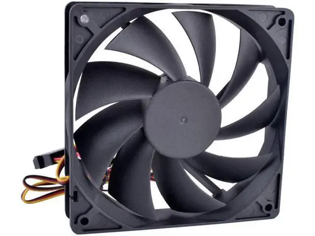 Alt view image 2 of 6 - 12cm 120mm cooling fan ANCHAOPU 120x120x25mm DC12V 0.10A 3 wires D type plug Quiet cooling fan for chassis and power supply