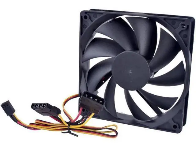 Alt view image 4 of 6 - 12cm 120mm cooling fan ANCHAOPU 120x120x25mm DC12V 0.10A 3 wires D type plug Quiet cooling fan for chassis and power supply