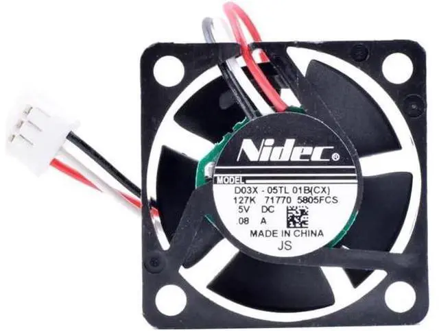 Alt view image 2 of 4 - D03X-05TL 01B 3cm 3010 5V 0.08A Router Network Box Cooling Fan Small cooling fan