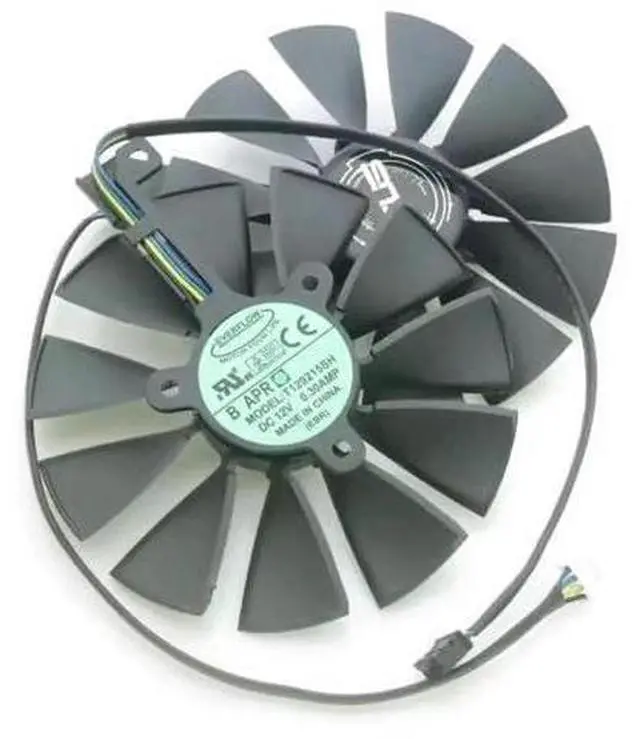 Main image of 1Pair T129215SH 12V 88mm Video Card Cooling Fan for RTX2060 RTX2070 RTX2080 O8G-EVO Graphics Card Cooling Fan