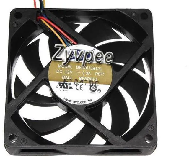 Main image of AVC 70*15MM DE07015B12L P071 12V 0.3A 4 Wires 4 Pins 7CM cpu fan,axial fan Cooling Fan