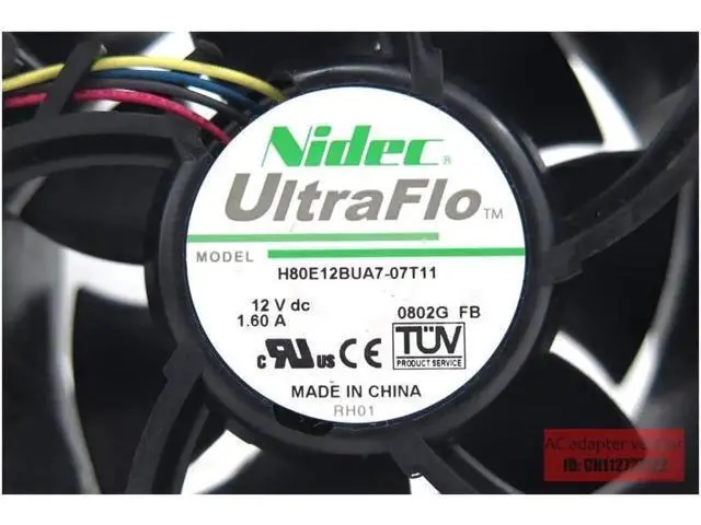 Alt view image 2 of 5 - new Nidec 44x1819 X3610 server cooling fan cooling fan V80E12BGA7-07
