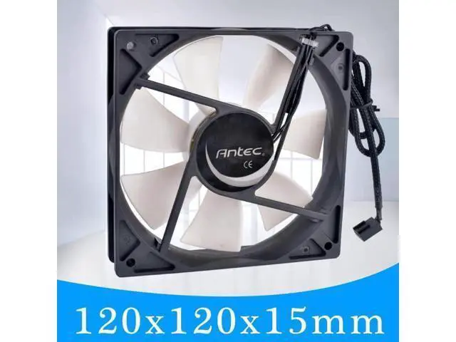 Alt view image 4 of 5 - 120mm fan 12025 120x120x25mm Computer CPU Cooler 4-wire 4Pin PWM Large Air Volume Silent Cooling Fan